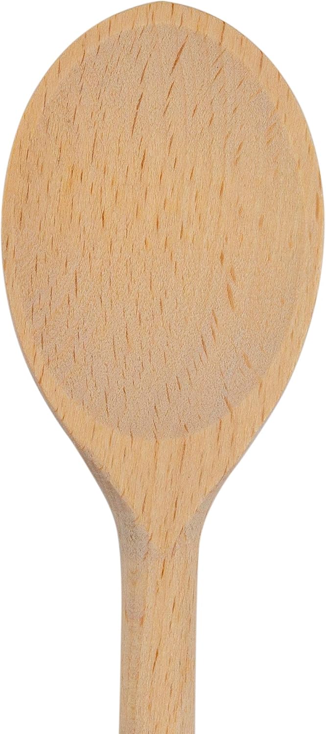 Cucharas de madera de 14 pulgadas de largo para cocinar, cucharas ovaladas de madera para hornear, cocinar, revolver, cucharas de salsa hechas de