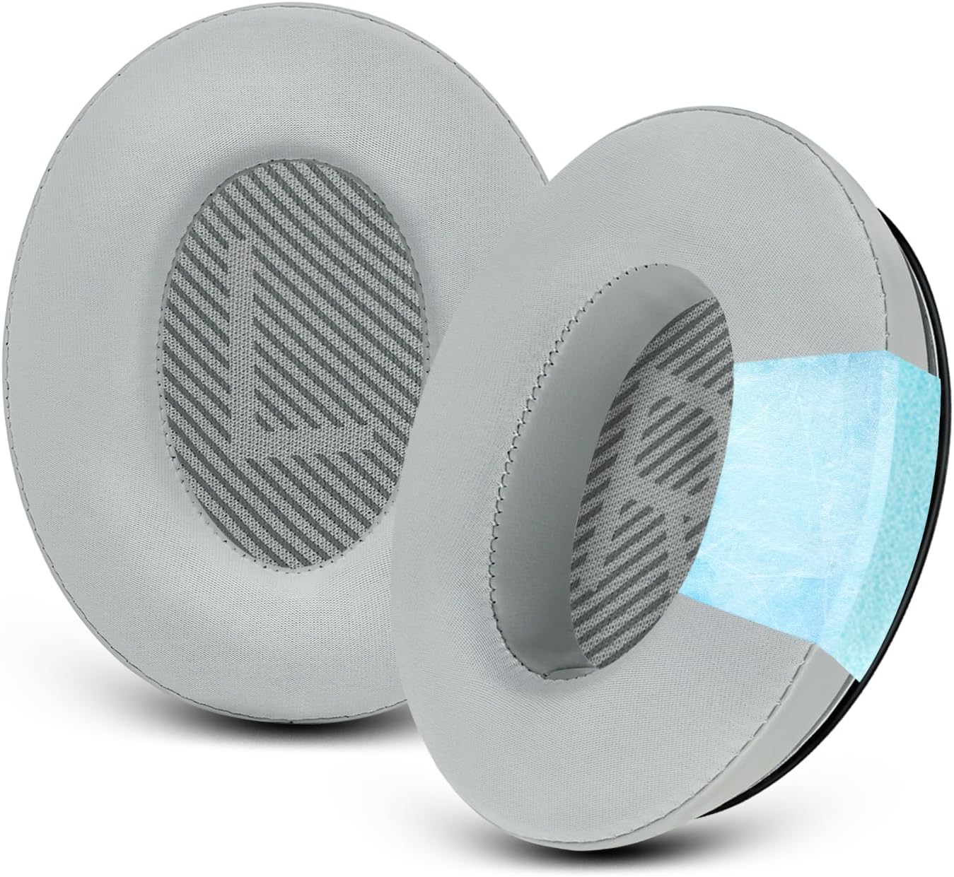 Almohadillas de repuesto de gel refrescante, almohadillas para los oídos Bose QuietComfort 35 (QC35) y Quiet Comfort 35 II (QC35 II) y más, espuma