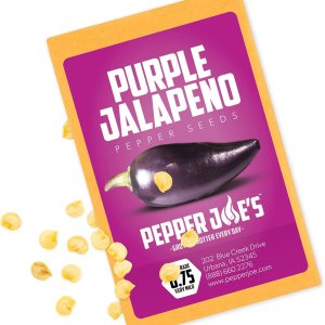 Pepper Joe’s Semillas de pimiento jalapeño morado Paquete de 10 semillas de pimiento picante suave raras Cultivadas en Estados Unidos Semillas de Pepper Joe’s Semillas de pimiento jalapeño morado Paquete de 10 semillas de pimiento picante suave raras Cultivadas en Estados Unidos Semillas de