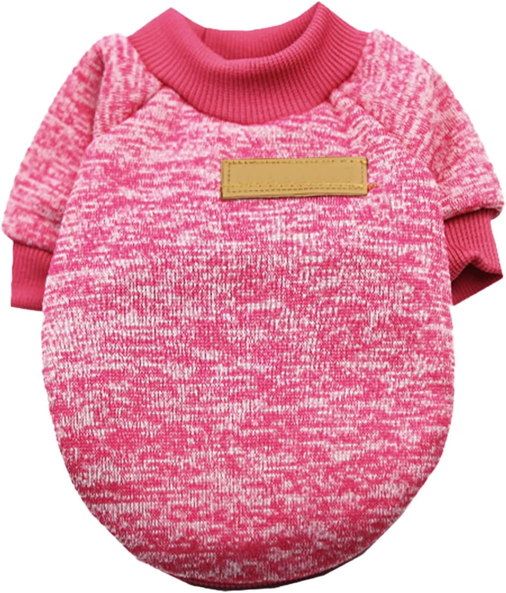 Suéter clásico cálido para mascotas, ropa para mascotas, ropa de punto, pijamas cálidas para perros pequeños, cachorros, sudadera de invierno para