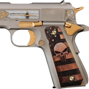 Serie Punisher 1911 de la bandera de Estados Unidos, empuñaduras de pistola de madera 1911, corte de seguridad Ambi para 1911 tamaño completo, Serie Punisher 1911 de la bandera de Estados Unidos, empuñaduras de pistola de madera 1911, corte de seguridad Ambi para 1911 tamaño completo,