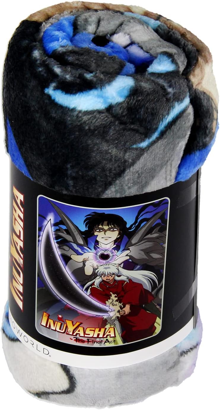 Bioworld Inuyasha The Final Act Anime Inuyasha and Naraku – Manta de forro polar suave de felpa de 45 x 60 pulgadas