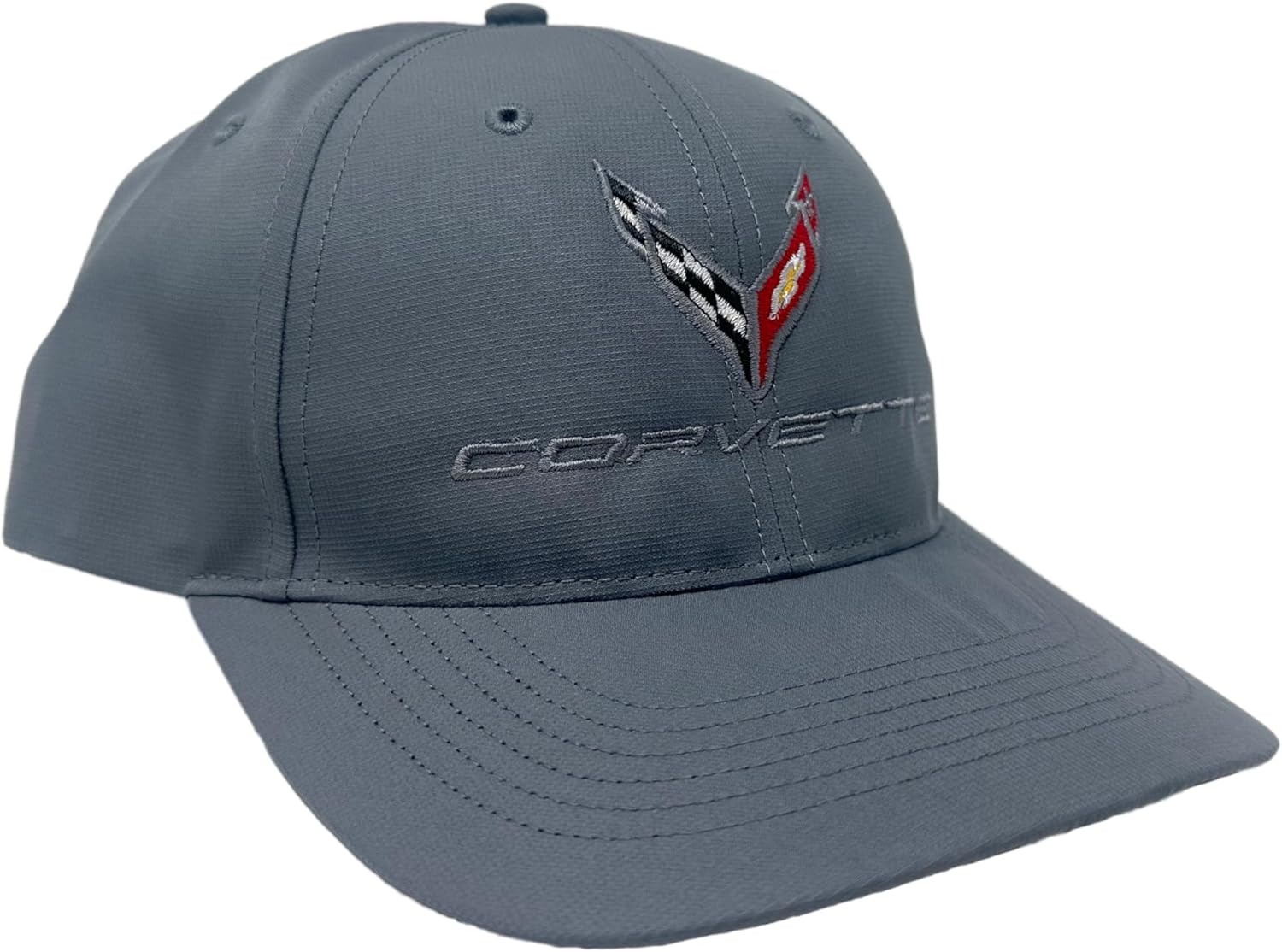 Gorra Corvette Next Generation StayDri Performance, Carbón vegetal