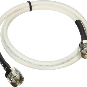 MPD Digital RG8x-W-PL259-4ft Cable de antena VHF RF CB y AIS Mini-8 puente coaxial Teflon plateado PL-259 4′ MPD Digital RG8x-W-PL259-4ft Cable de antena VHF RF CB y AIS Mini-8 puente coaxial Teflon plateado PL-259 4′