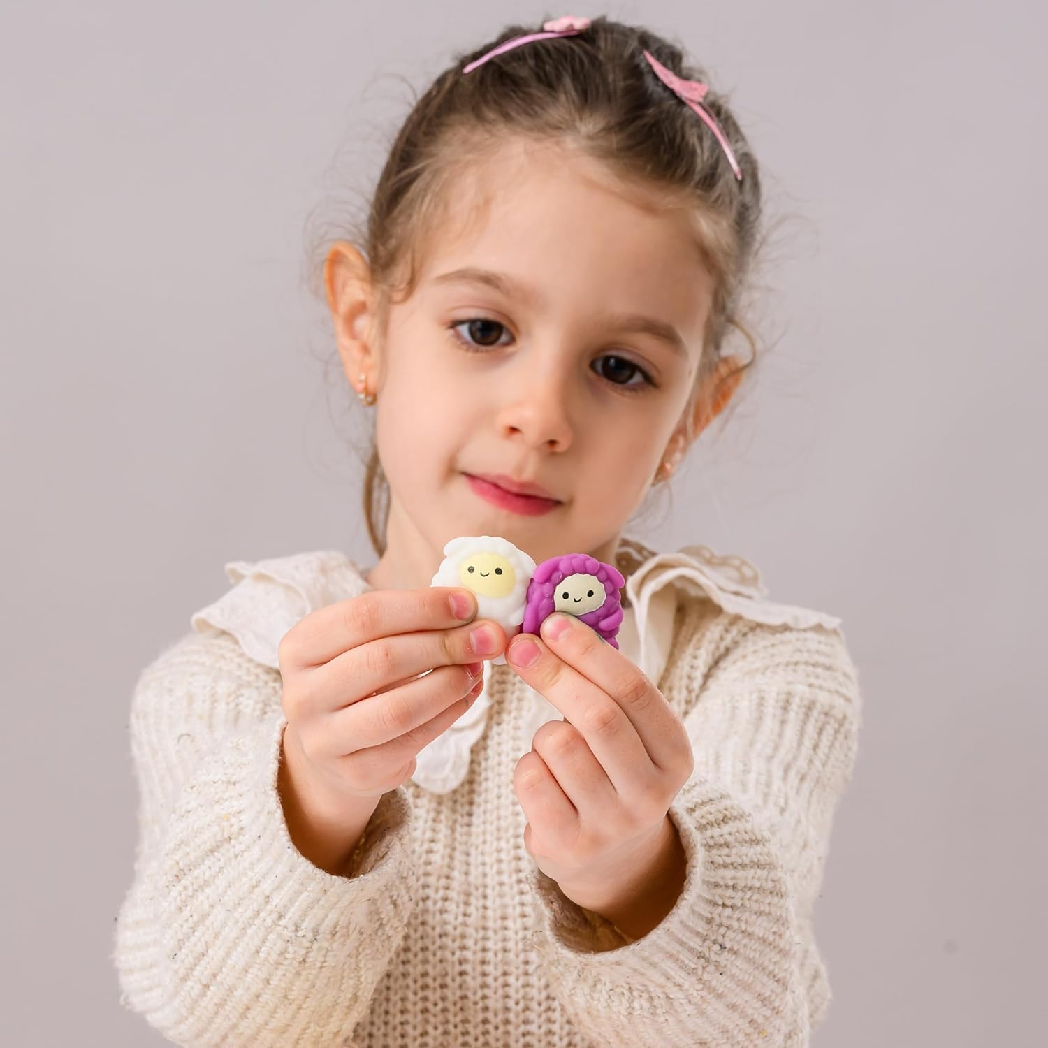 NUTTY TOYS Kawaii Squishies de Pascua  20 rellenos suaves y lindos de huevos esponjosos, la mejor idea de relleno de cesta de Pascua para niños y