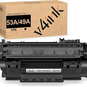 v4ink Cartucho de tóner compatible 49A 53A para HP Q5949A Q7553A para uso con impresora HP 1320 1320n P2015dn P2015 P2015n 3390 3392 1160 P2014 v4ink Cartucho de tóner compatible 49A 53A para HP Q5949A Q7553A para uso con impresora HP 1320 1320n P2015dn P2015 P2015n 3390 3392 1160 P2014
