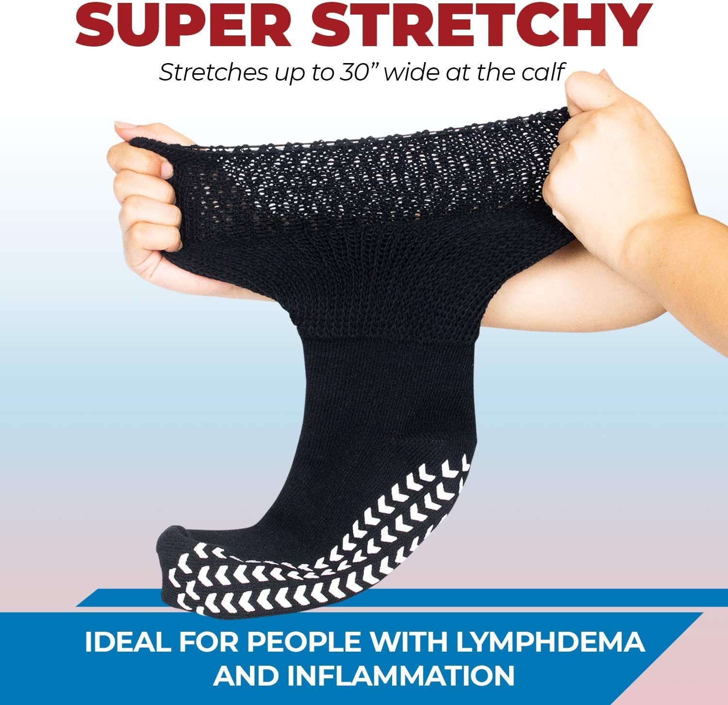 Calcetines de hospital para hombres con agarres, calcetines antideslizantes para hombres y mujeres, calcetines diabéticos para hombres, calcetines