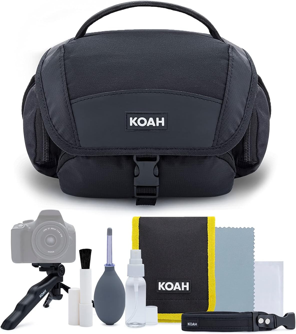 Kodak PIXPRO WPZ2 – Cámara digital resistente al agua de 16 MP con zoom óptico 4x (azul) paquete con bolsa Koah Nostrand Gadget, correa flotante