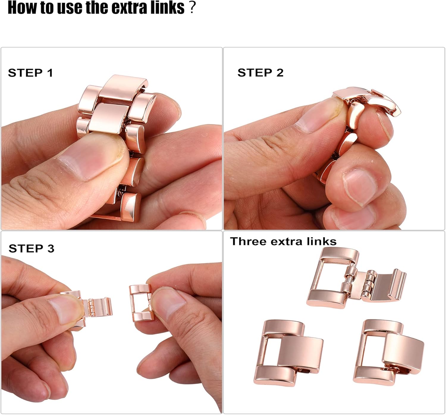 DZTXYP Correas de repuesto de metal con diamantes de imitación brillantes de circonita cúbica para Apple Watch de 1.496 pulgadas, 1.575 pulgadas,