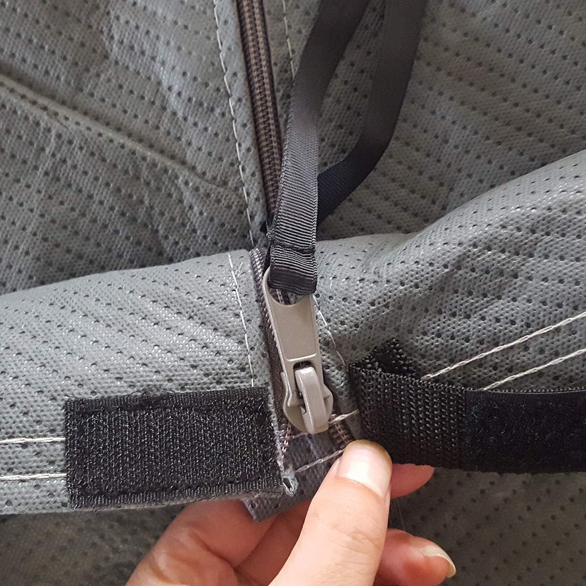 Summates – Cobertor para casa rodante color gris, beige, tela de polipropileno 4 capas 160g SSFS, se adapta a la mayoría de tamaños