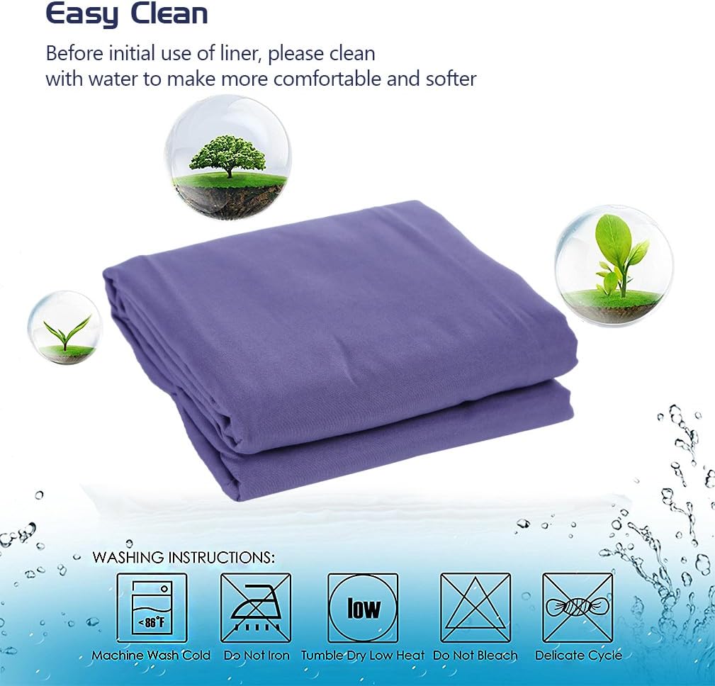Mayper Saco de dormir forro camping hoja de viaje ligero hotel hoja compacto bolsa de dormir camping albergues juveniles