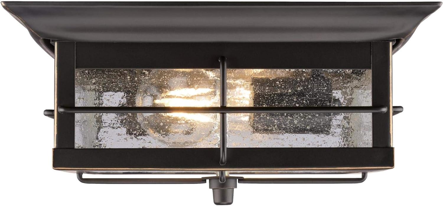 Westinghouse Lighting 6204800 Orwell – Lámpara de 2 luces y montaje empotrado para exteriores
