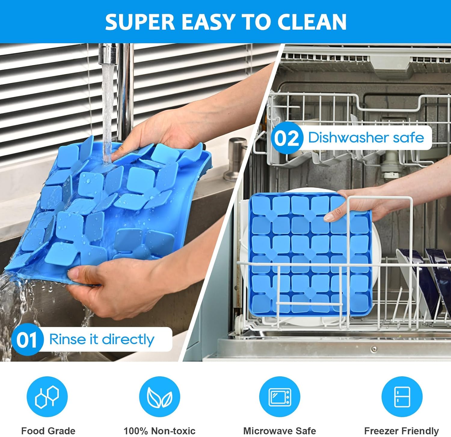 Tapete de silicona para olfatear para perros, paquete de 2, tapete de silicona para lamer lento para perros con ventosas, juguetes de alimentación