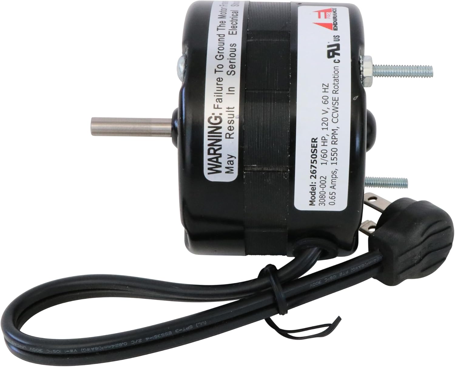 Endurance Pro Reemplazo del motor del ventilador de baño de ventilación 26750SER para Broan NuTone JA26024, AL4125A, JA2C134, JA2C134N