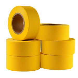 GEYYANG – Cinta de señalización amarilla, 0.132 in de grosor, 1-316 pulgadas x 98 pies, 6 rollos – sin adhesivo – inspecciona y marca límites, GEYYANG – Cinta de señalización amarilla, 0.132 in de grosor, 1-316 pulgadas x 98 pies, 6 rollos – sin adhesivo – inspecciona y marca límites,