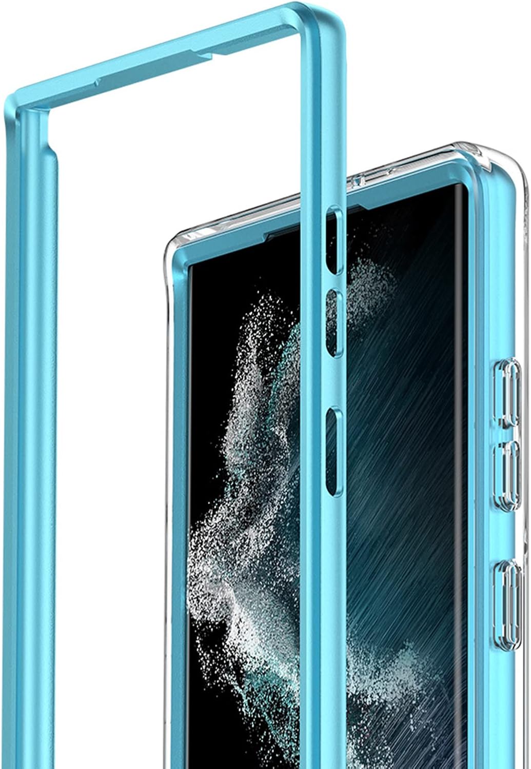 Diyeeni Funda de teléfono para Galaxy S23 Series S22 Ultra, funda de cuerpo completo con protector de pantalla, funda protectora a prueba de golpes,