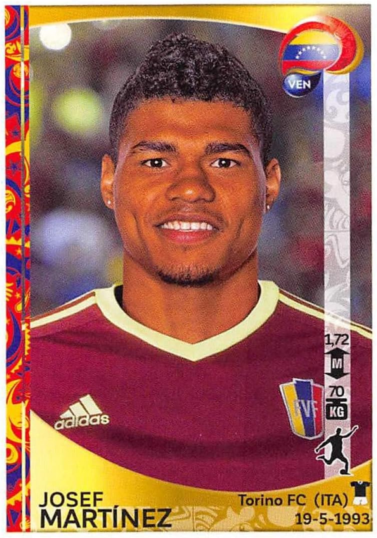 2016 Panini Copa America Centenario Soccer Sticker #297 Josef Martinez 2 Inch wide X 3 inch tall album sticker