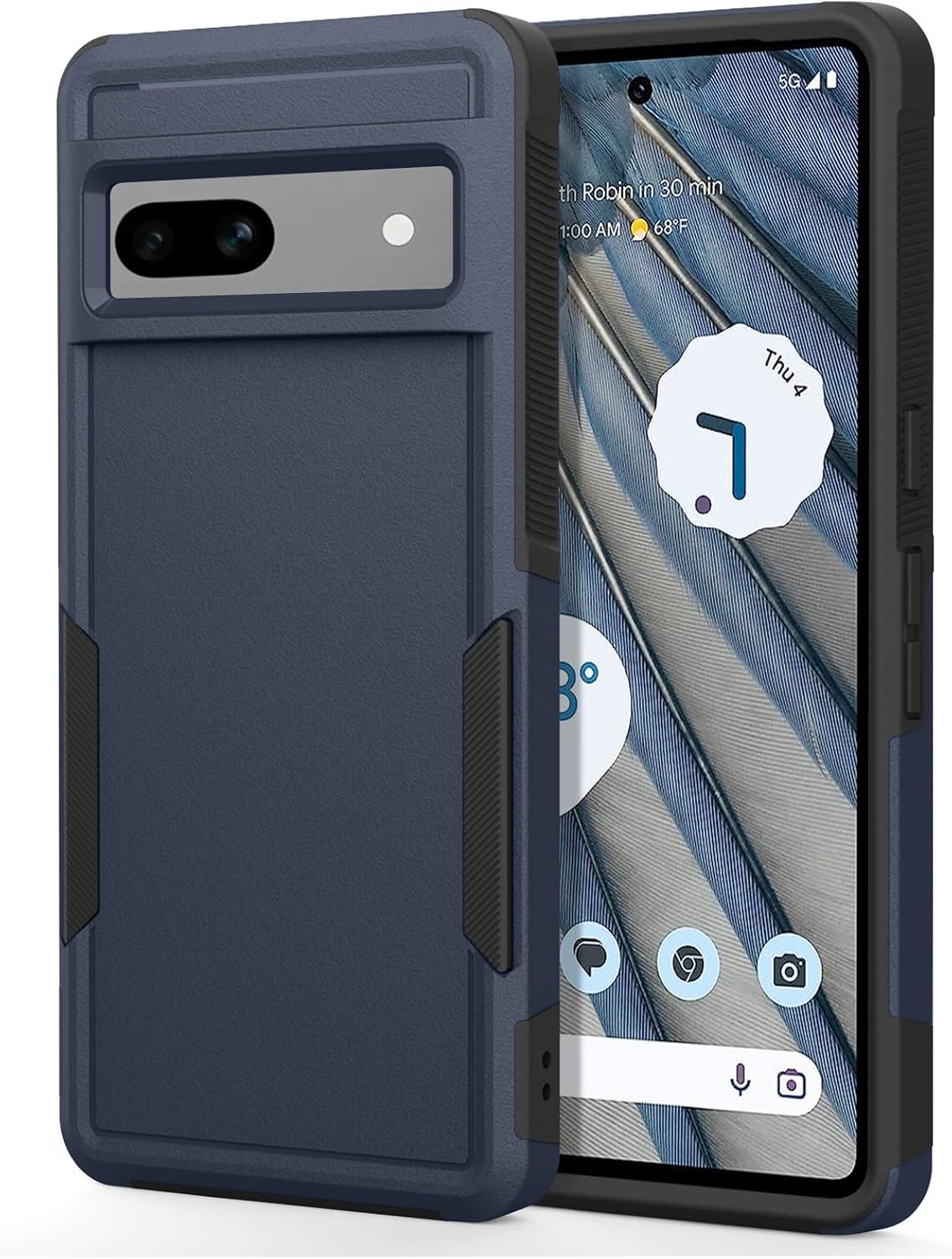 Funda para Google Pixel 7A, funda de teléfono Dual Guard Pixel 7a, capa trasera, rígida, silicona híbrida, a prueba de golpes, funda protectora de