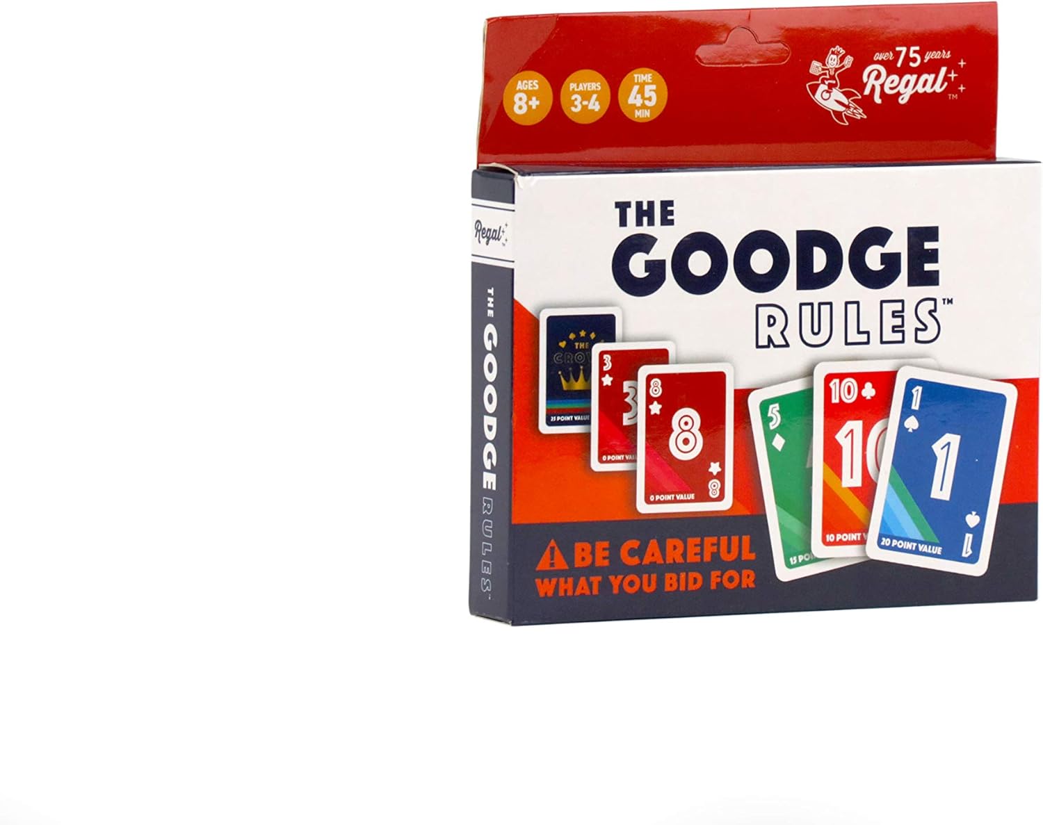 Regal Games – The Goodge Rules – Divertido juego de cartas de oferta familiar – Ideal para 3-4 jugadores a partir de 8 años