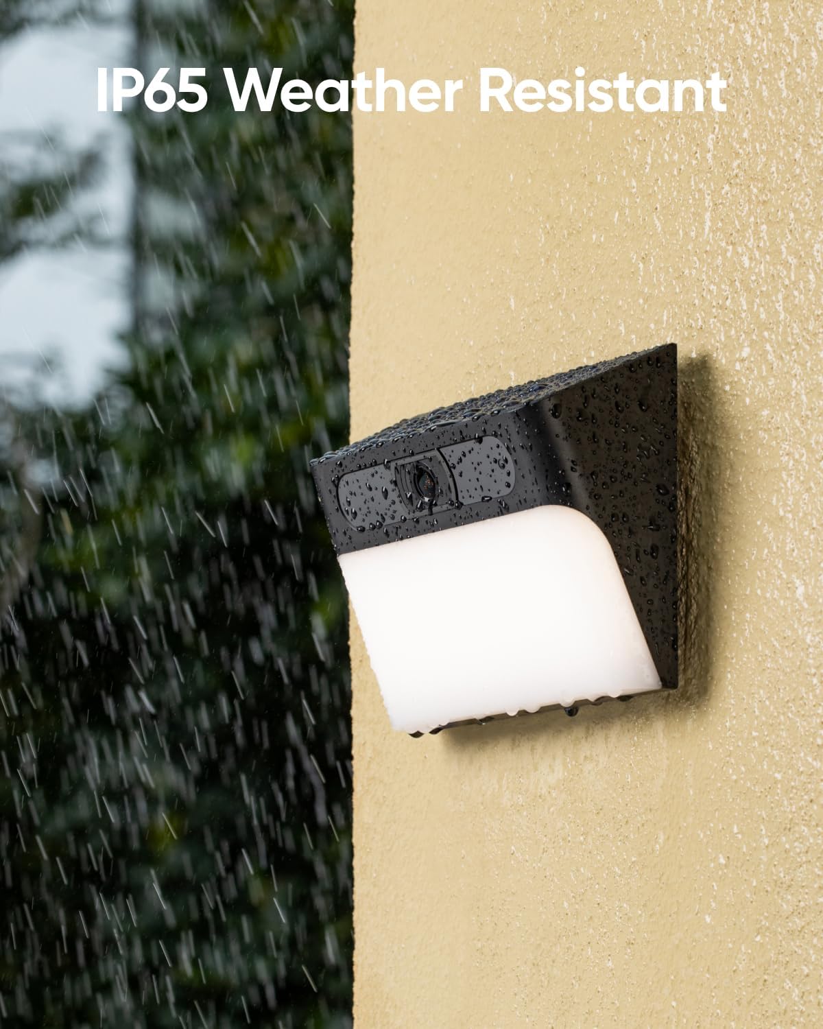 eufy Security Luz solar de pared Cam S120, cámara de seguridad solar, cámara inalámbrica para exteriores, cámara 2K, alimentación eterna, luz