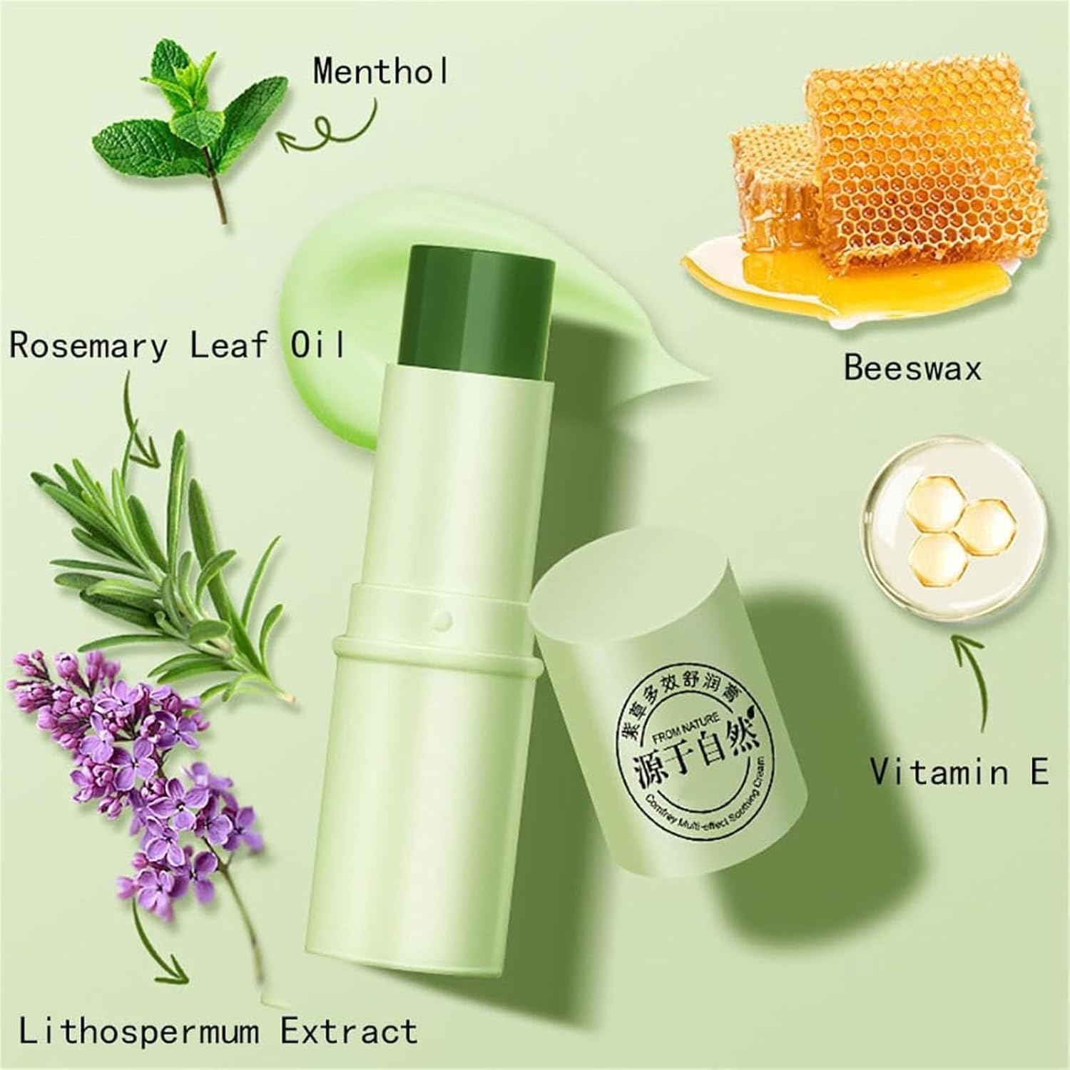 VTCTOASY Lithospermum – Crema refrescante y refrescante, bálsamo de alivio de hierbas de la naturaleza, crema calmante de Lithospermum para