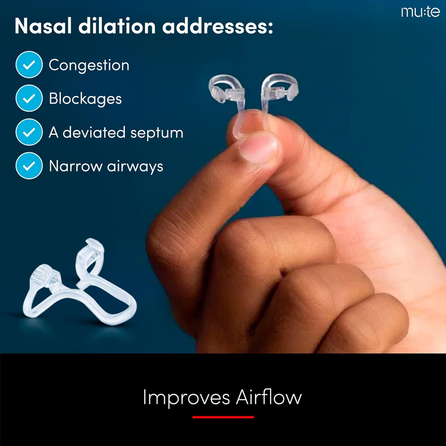 Dilatador nasal silencioso para reducción de ronquidos (tamaño grande, 3 unidades) y dilatador nasal silencioso para reducción de ronquidos,