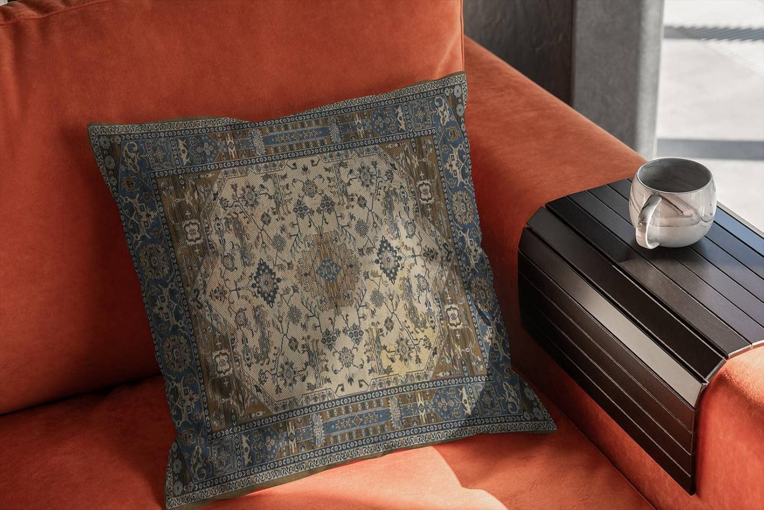 WULIHUA Juego de 2 fundas de almohada decorativas de 24 x 24 pulgadas, de tamaño cuadrado, decoración del hogar, para dormitorio, cama, sofá, 24 x
