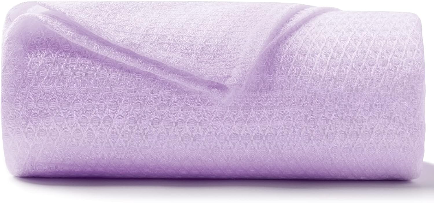 DANGTOP Mantas refrescantes 100% bambú, mantas ligeras refrescantes para decoración del hogar y para usar en capas en cualquier cama en todas las