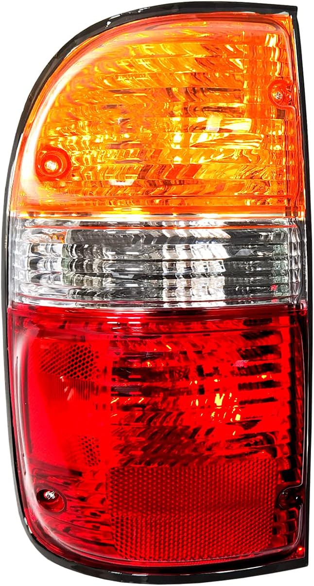 Rongxu – Conjunto de luz trasera para Toyota Tacoma compatible con 2001 2002 2003 2004, lámpara trasera de luz de freno lateral del conductor,