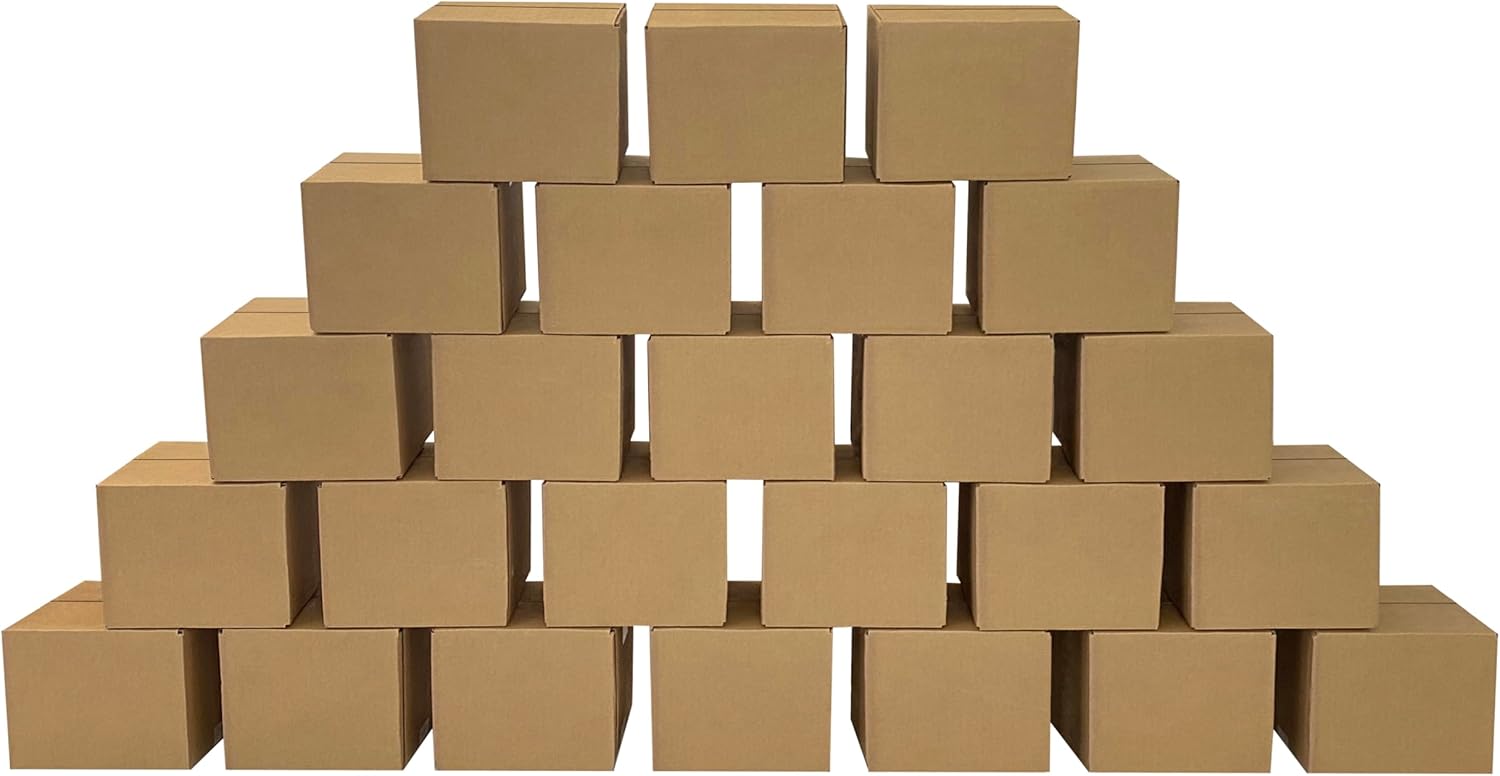 Cajas de embalaje de correo corrugado y envío, paquete de 25 (12 x 12 x 10 pulgadas25 unidades)