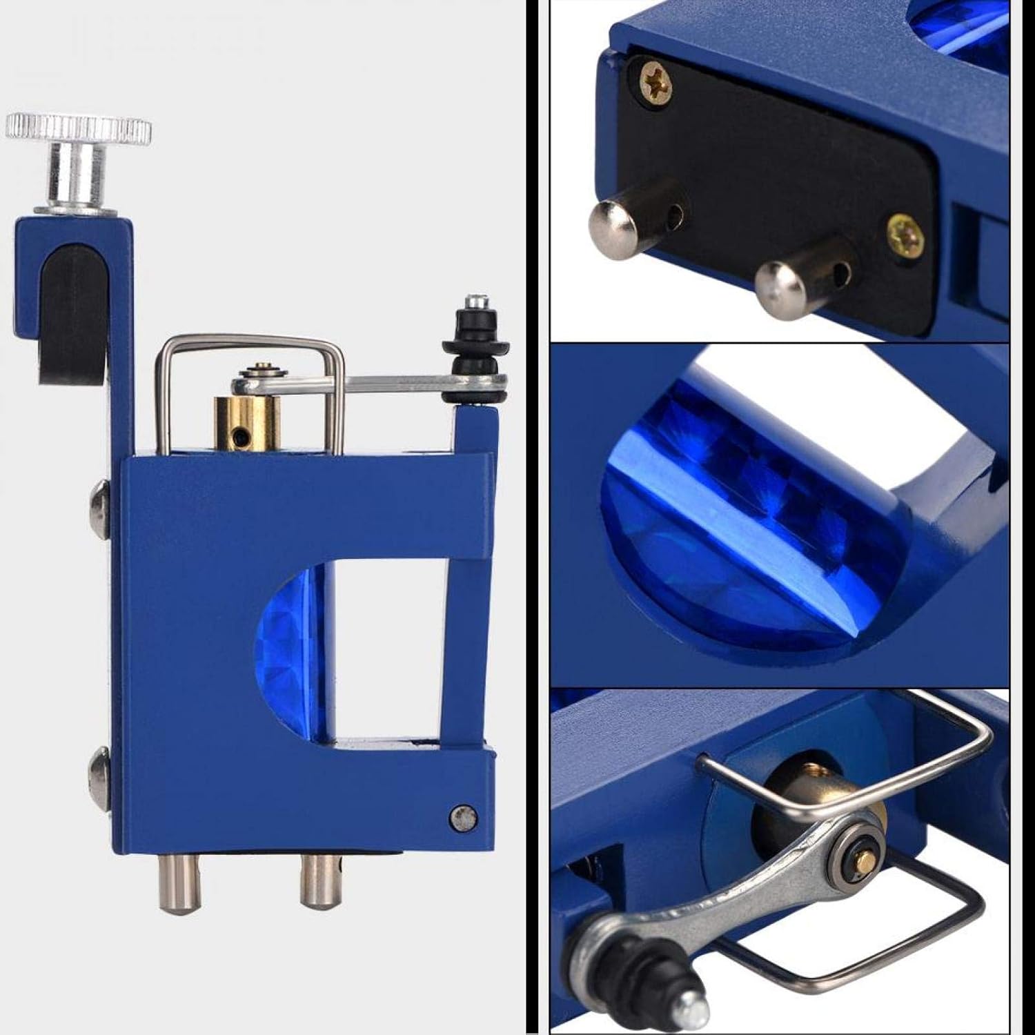Profesional Rotary Tattoo Machine Motor LinerShader Supply Alloy Stealth Rotary Tattoo Gun (azul)