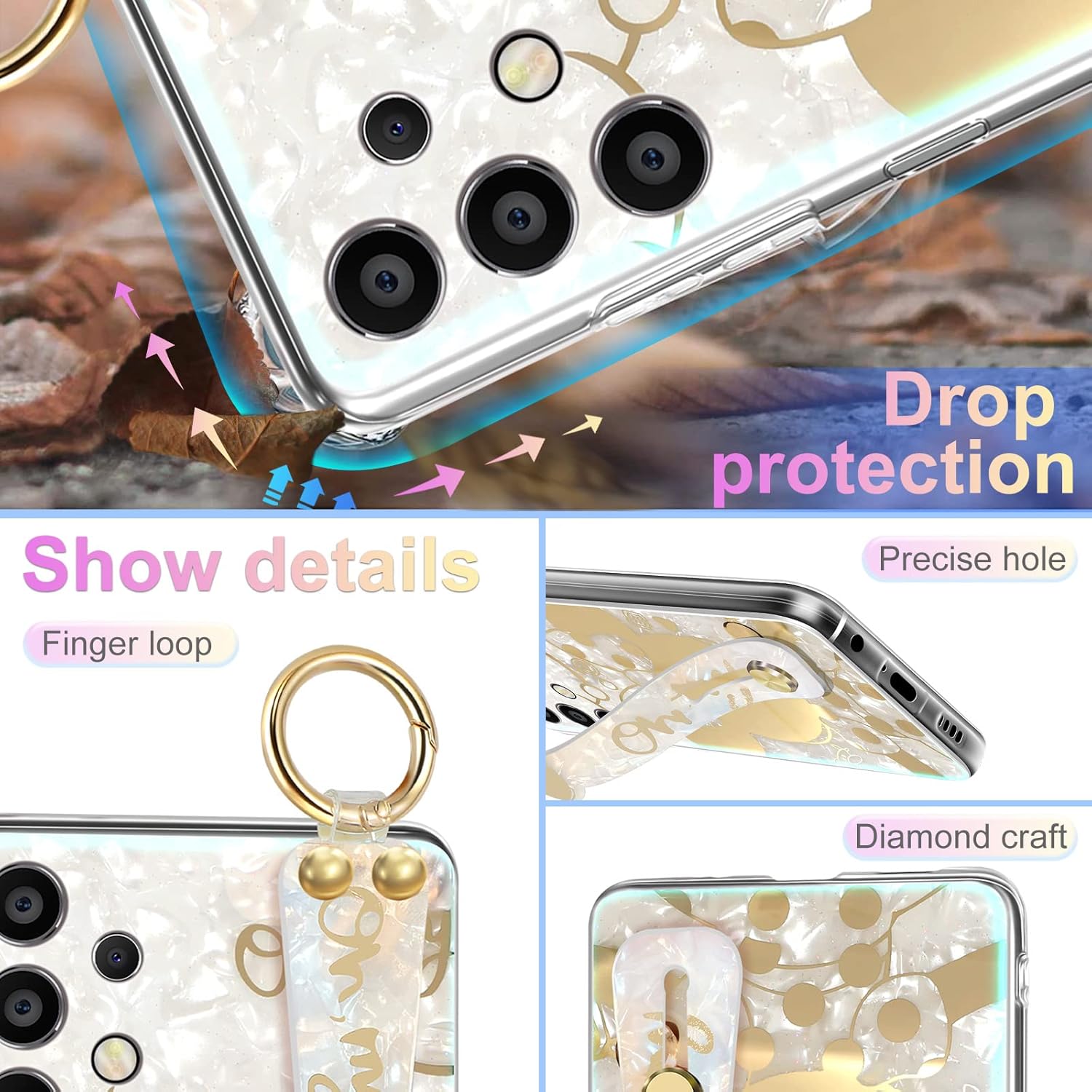 Trendy Fun Minn – Funda para Samsung Galaxy A32 5G con correa para la muñeca para niñas y mujeres, diseño femenino de personajes de dibujos