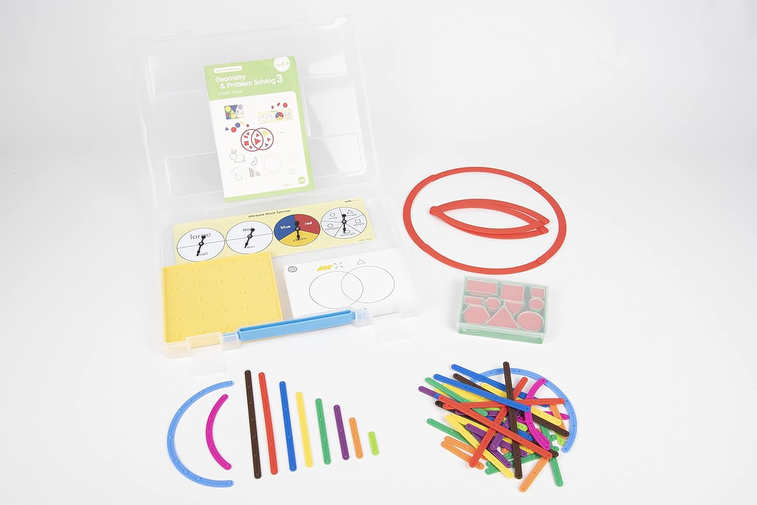 edxeducation Early Math101 To Go – Edades 5-6 – Geometría y resolución de problemas – Kit de aprendizaje en casa para niños – Recursos matemáticos
