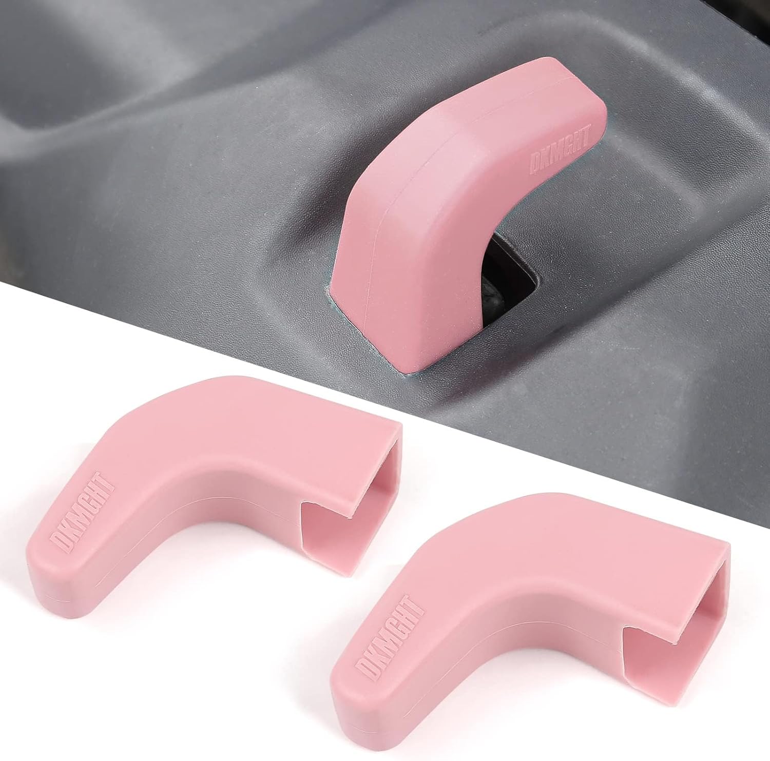 Cubiertas de gancho de remolque de parachoques de fábrica para Jeep Wrangler JK JL Gladiator TJ, protector de gancho de remolque rosa Jeep Wrangler