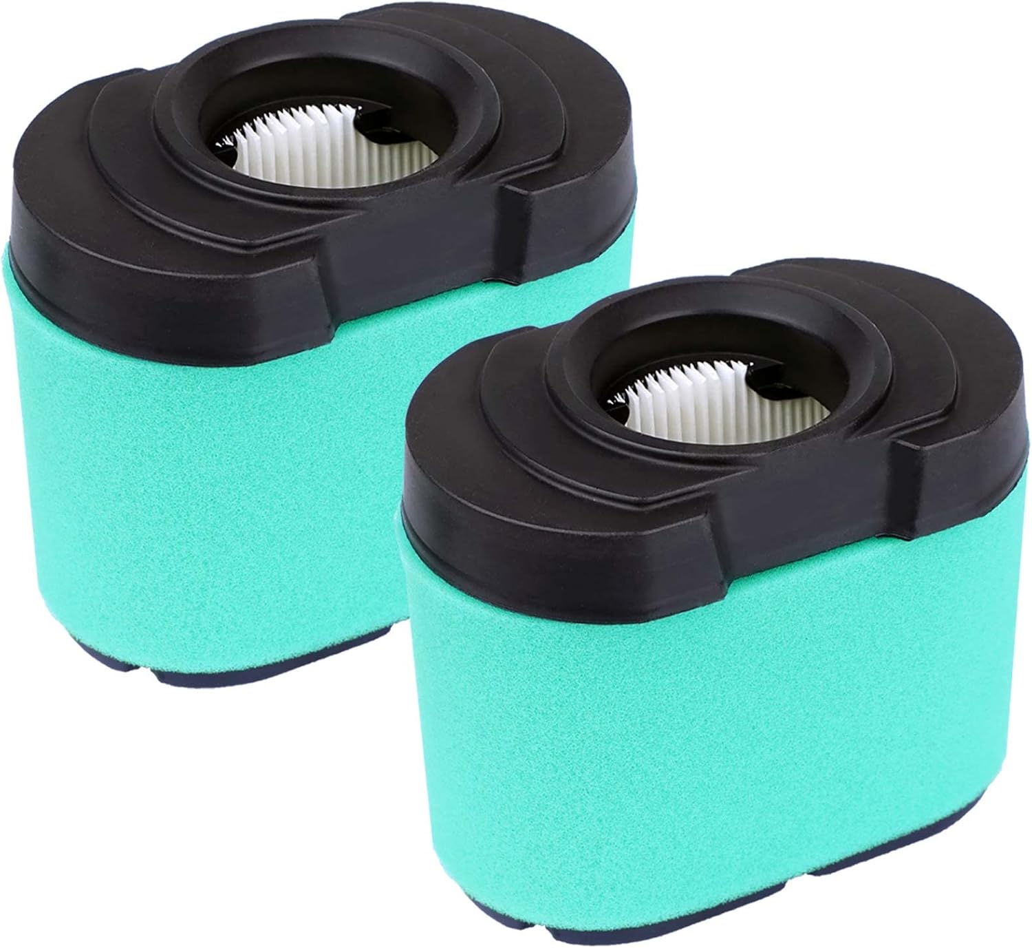 HEYZLASS Paquete de 2 filtros de aire GY21057, repuesto para John Deere MIU11515 Z425 792105 YT4000 407777 40G777 40H777 44M777 44P777 Filtro de