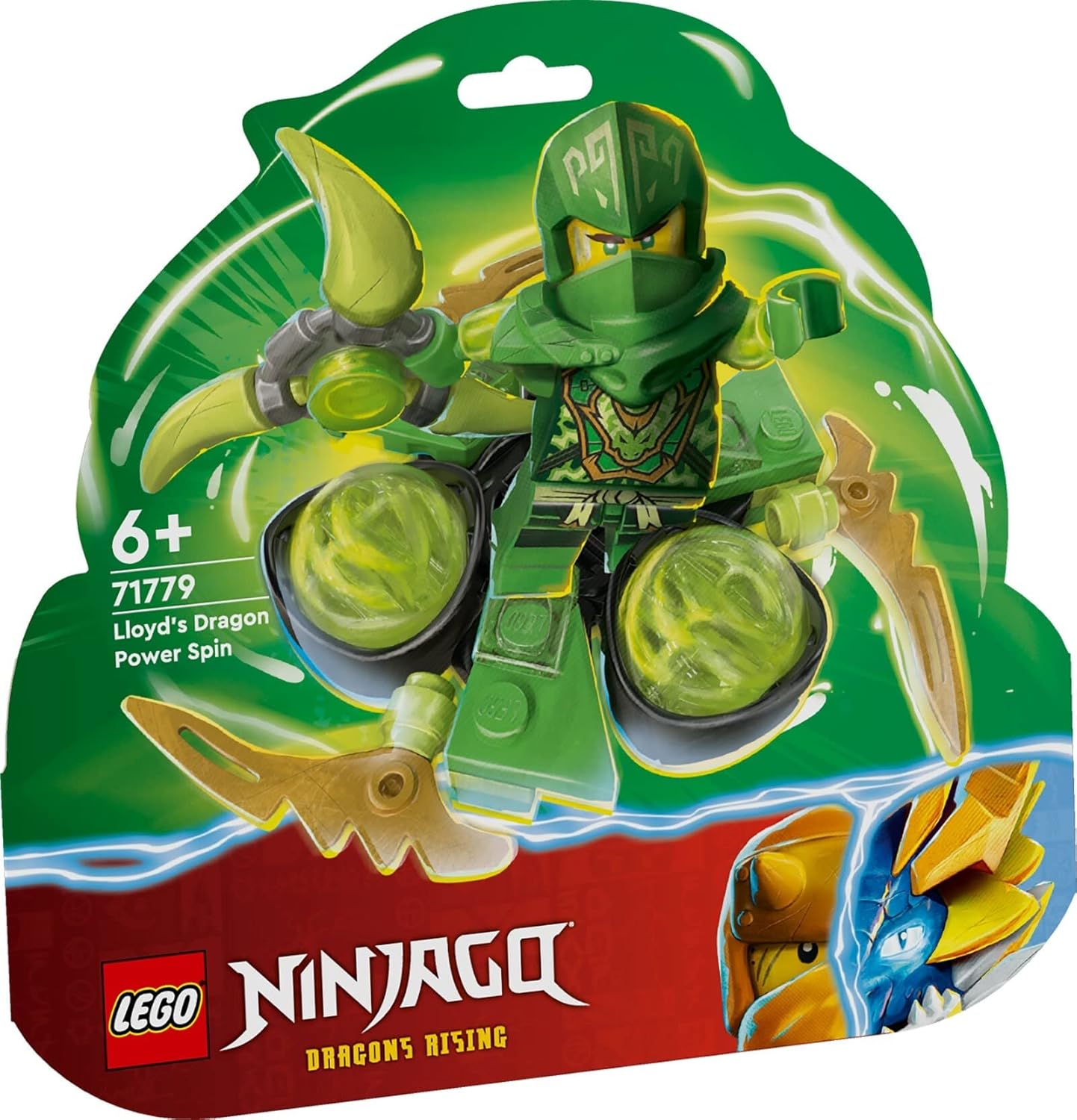 Lego Ninjago Set of 4 71777 Kai’s Dragon Power Spinjitzu Flip, 71778 Nya’s Dragon Power Spinjitzu Drift, 71779 Lloyds Dragon Power Spinjitzu Spin &