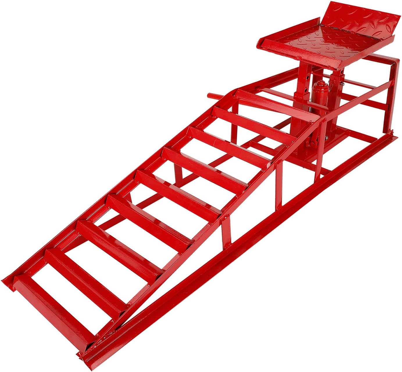 Rampas hidráulicas para coche de capacidad 5T  11000lbs para vehículos, camiones, garaje, rampas de servicio de elevación, 1 paquete