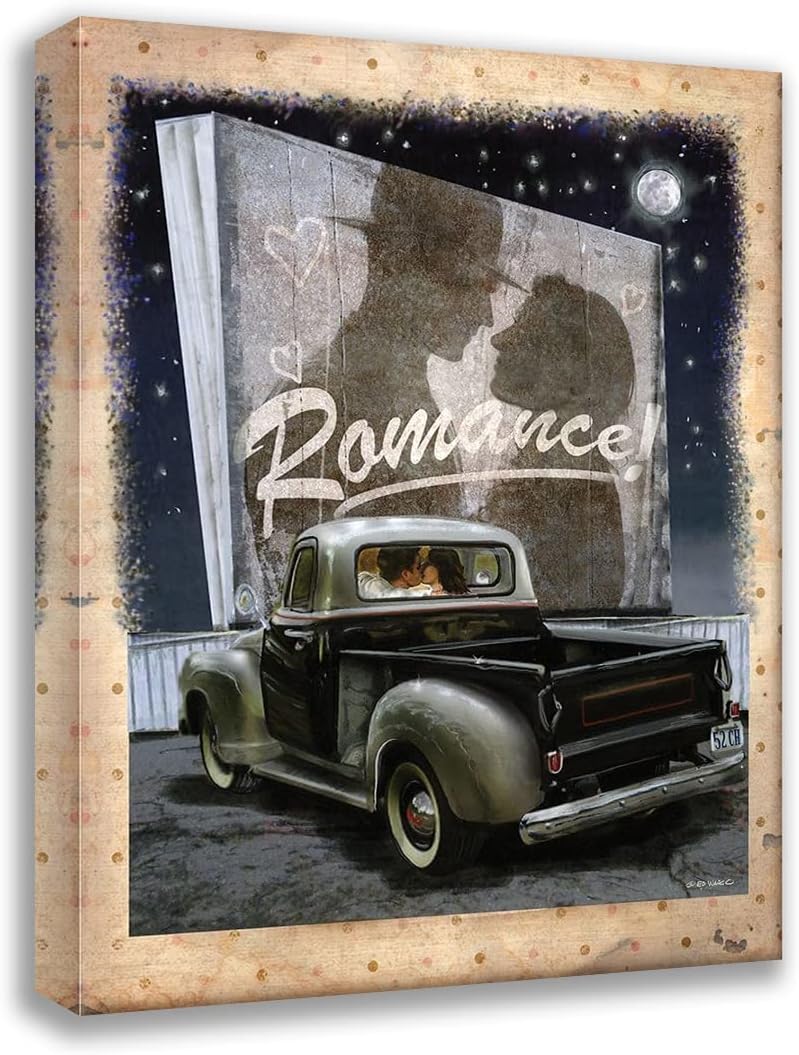 ArtDirect Old Fashioned Romance 15×18 Gallery Wrapped Canvas Museum Art by Wargo, Ed