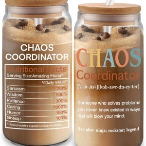 Tikem Kitch Chaos Coordinator Gifts for Women  Regalo de agradecimiento para compañeras de trabajo  Regalos de jefa para mujeres  Ideas de regalos Tikem Kitch Chaos Coordinator Gifts for Women  Regalo de agradecimiento para compañeras de trabajo  Regalos de jefa para mujeres  Ideas de regalos
