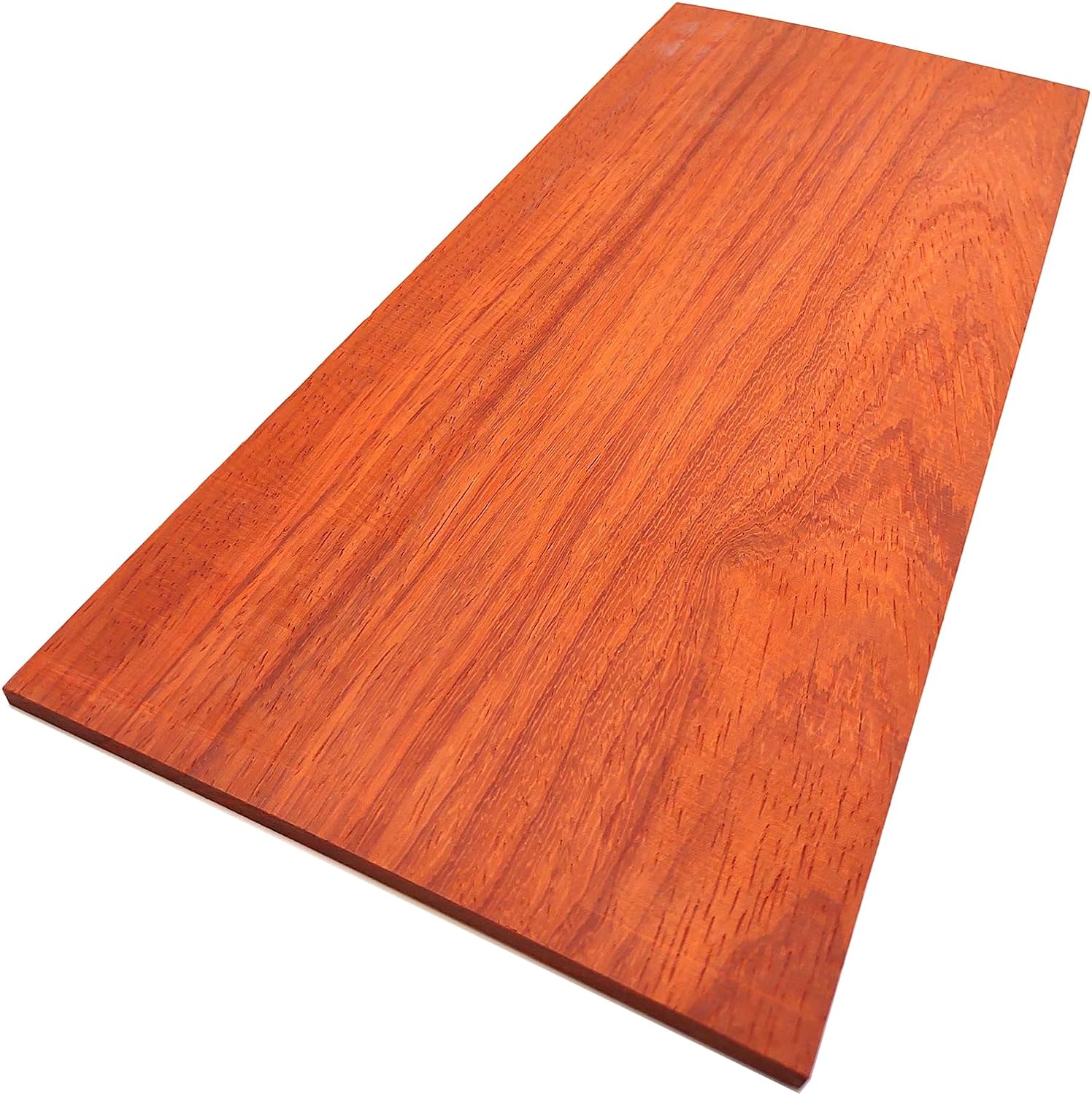 Padauk – Tablones de madera dura  Paquete de 4 piezas Padauk de madera sin terminar  14 de pulgada (0.236 in) 100% madera dura pura  Grabado láser