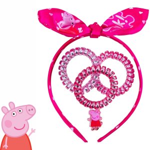 LUV HER Peppa Pig – Diademas para niños pequeños 4 diademas para niñas con cintas para el cabello Diadema elástica anudada Bonitos accesorios LUV HER Peppa Pig – Diademas para niños pequeños 4 diademas para niñas con cintas para el cabello Diadema elástica anudada Bonitos accesorios