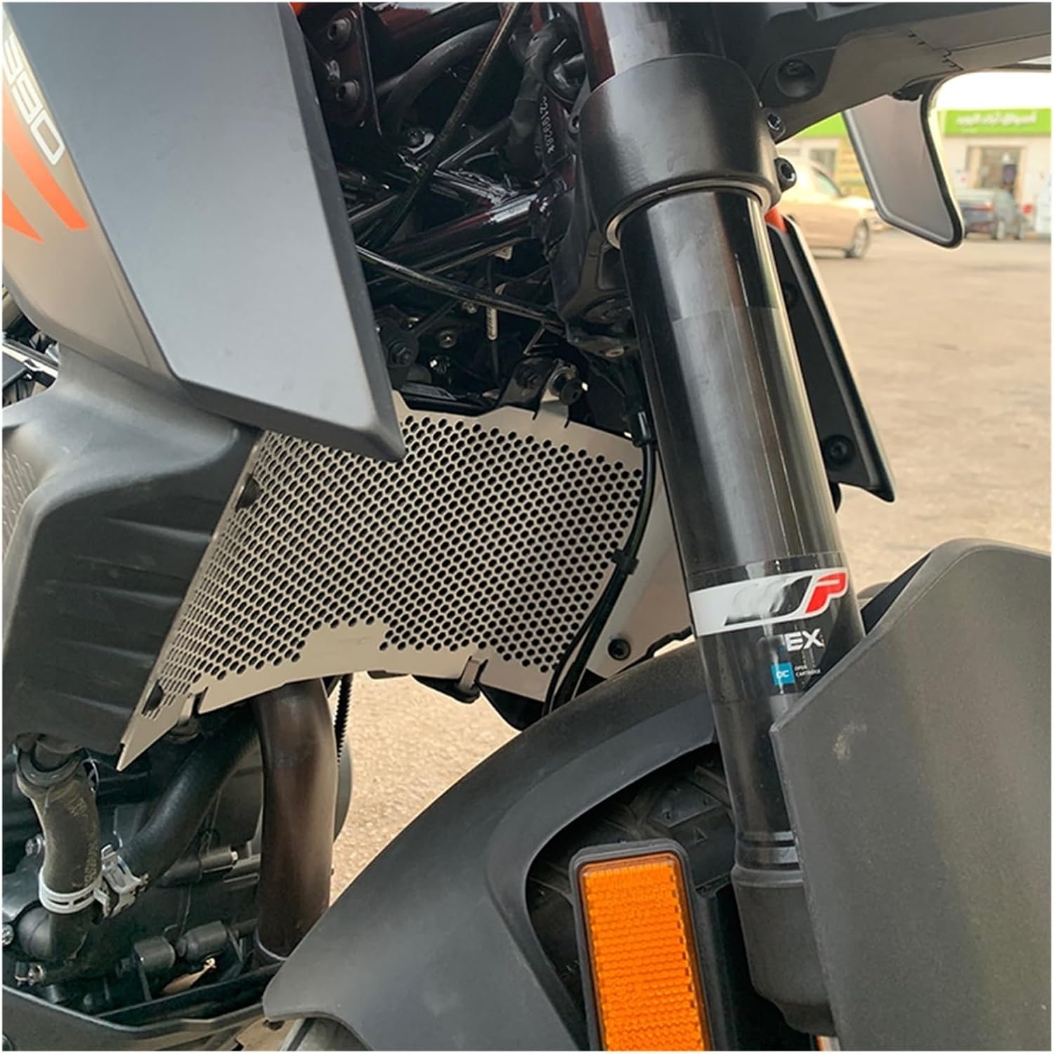 Powersports Master – Protectores de cilindro adecuados para KTM 390 ADV 390 Adventure 2019-2022 – Protector de aluminio para radiador de