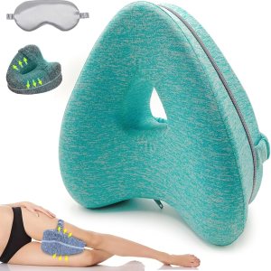 KCRPM Almohada de columna vertebral lisa, almohada de alineación de columna suave, alivia el dolor de cadera y la ciática, almohada de pierna suave KCRPM Almohada de columna vertebral lisa, almohada de alineación de columna suave, alivia el dolor de cadera y la ciática, almohada de pierna suave