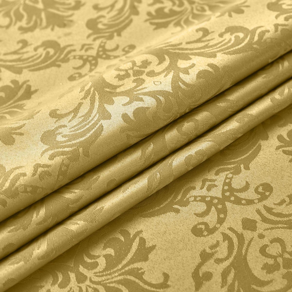 SASTYBALE Mantel rectangular de jacquard de 52 x 70 pulgadas, a prueba de derrames, resistente a las arrugas, mantel de damasco oblongo, poliéster