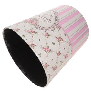 Zerodeko Cubo de basura pequeño vintage de piel sintética de 10 litros2.64 galones, con temática del Día de la Madre, contenedor de basura Zerodeko Cubo de basura pequeño vintage de piel sintética de 10 litros2.64 galones, con temática del Día de la Madre, contenedor de basura