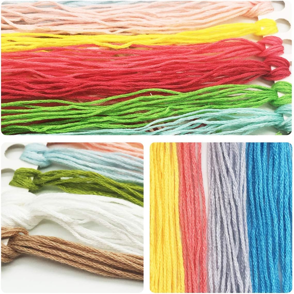 Maydear – Kit de bordado de punto de cruz con estampado para principiantes, hilo 11CT de 3 hebras