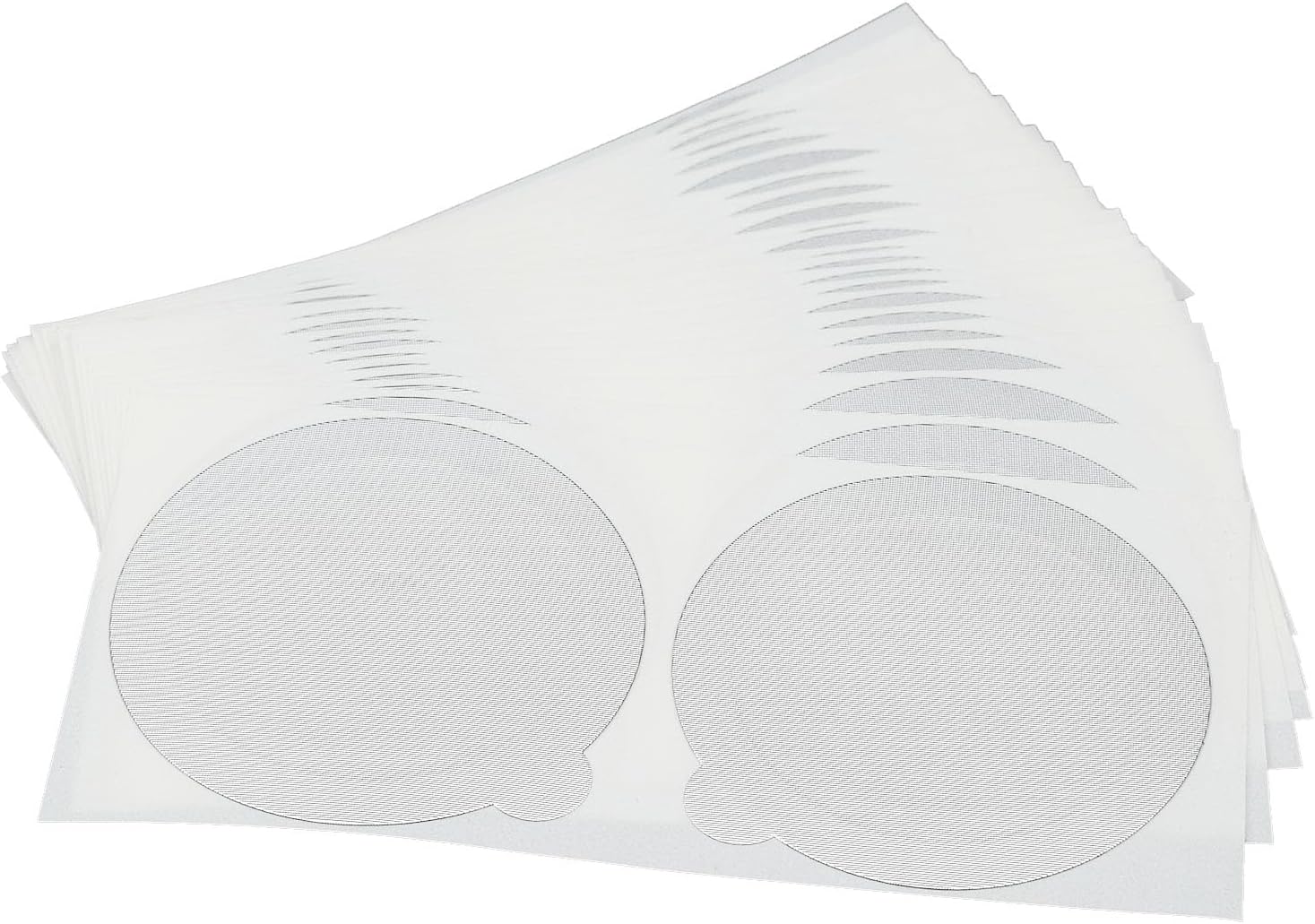 50 tapas de sellado de papel de aluminio para cápsulas de café Vertuoline, compatibles con máquina Nespresso VertuoLine, calcomanías de tapas de