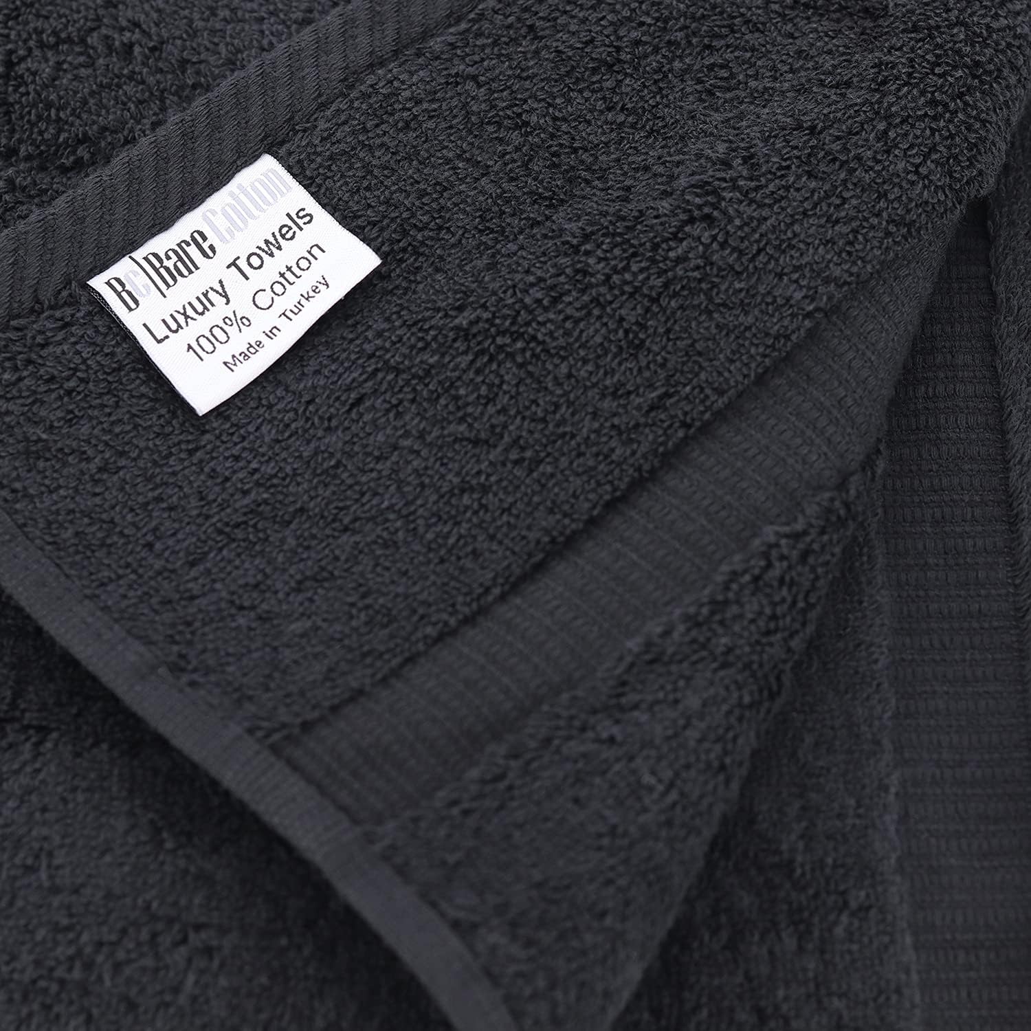 Toalla de mano con monograma, regalo personalizado, 16 x 30 pulgadas, extra absorbente, 100% algodón turco, acabado de rizo suave, para baño, cocina