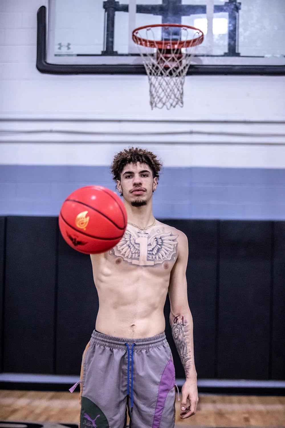 POWERHANDZ LaMelo Ball 1Ball Goal Weighted Training Basketball, Outdoor or Indoor Practice, Improve Ball Handling, Passing, Strength, Increase Grip,