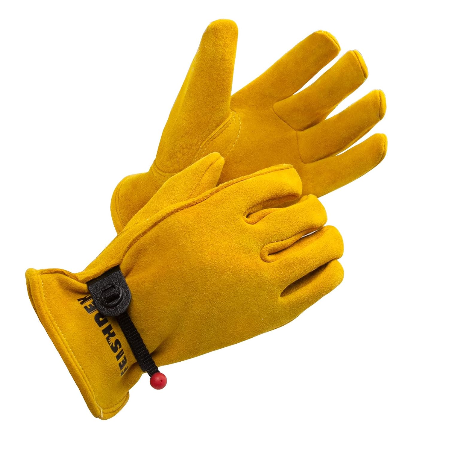 FEISHDEK Guantes de trabajo para niños de 2 a 14 años, gamuza de piel de ciervo extra suave, duraderos, flexibles para niños pequeños, guantes de